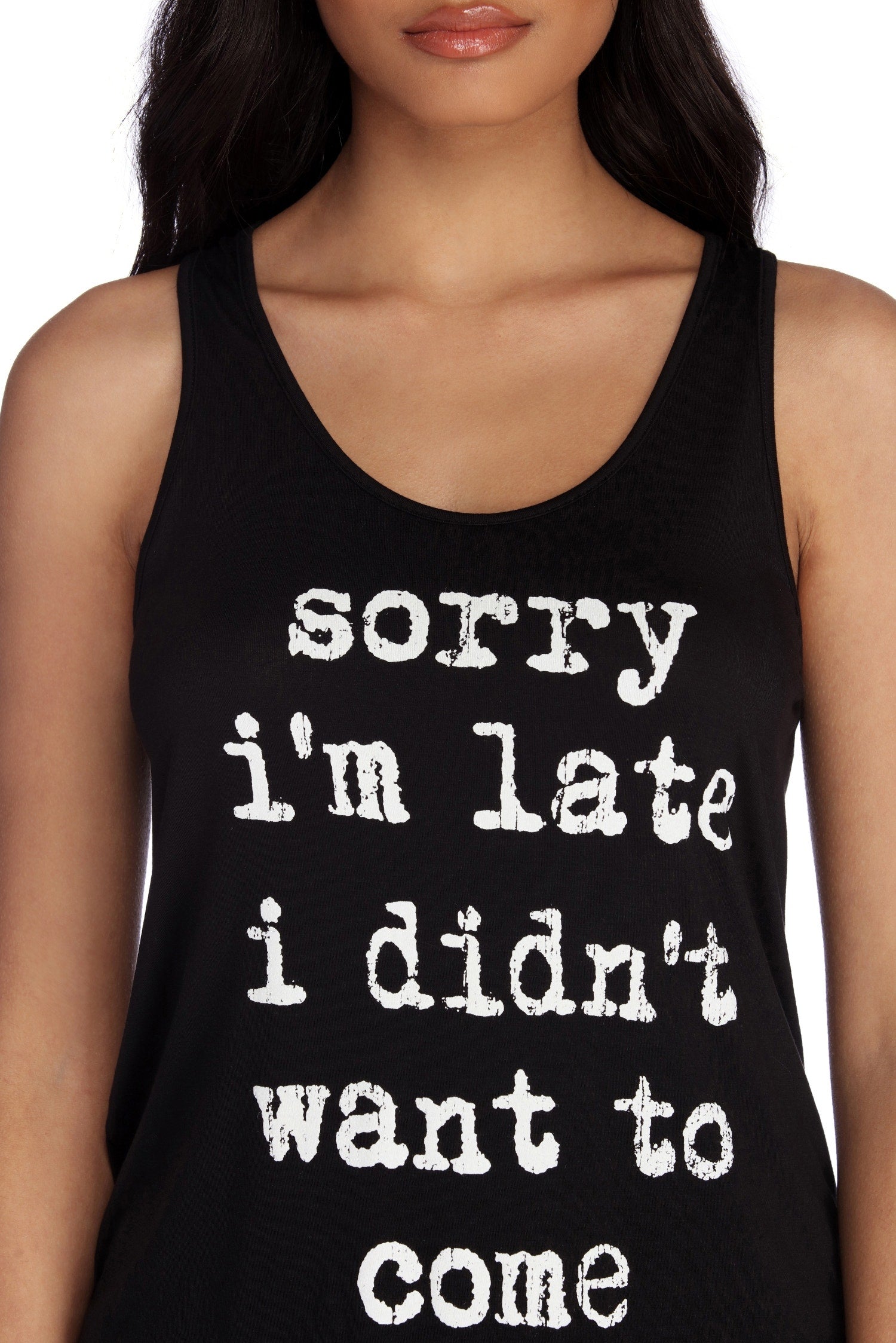Sorry I'm Late Tank Top