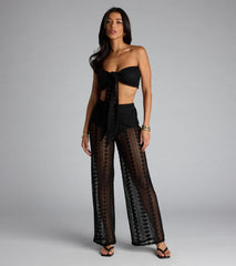 Catching Looks Crochet Bandeau Tube Top
