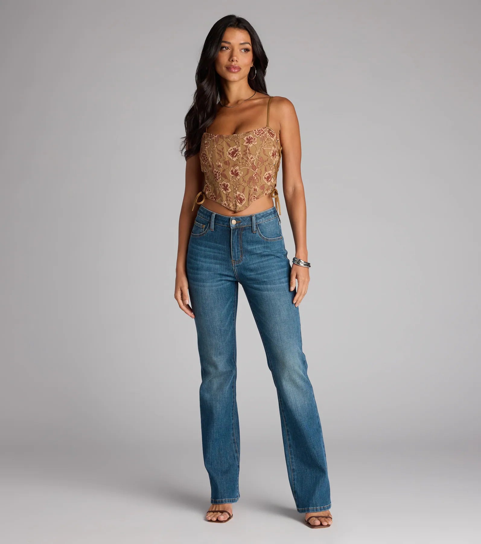 Swoon-Worthy Babe Lace-Up Corset Top