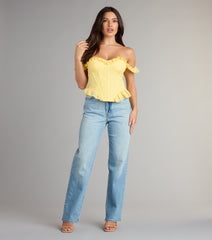 Enchanted Beauty Off-The-Shoulder Corset Top