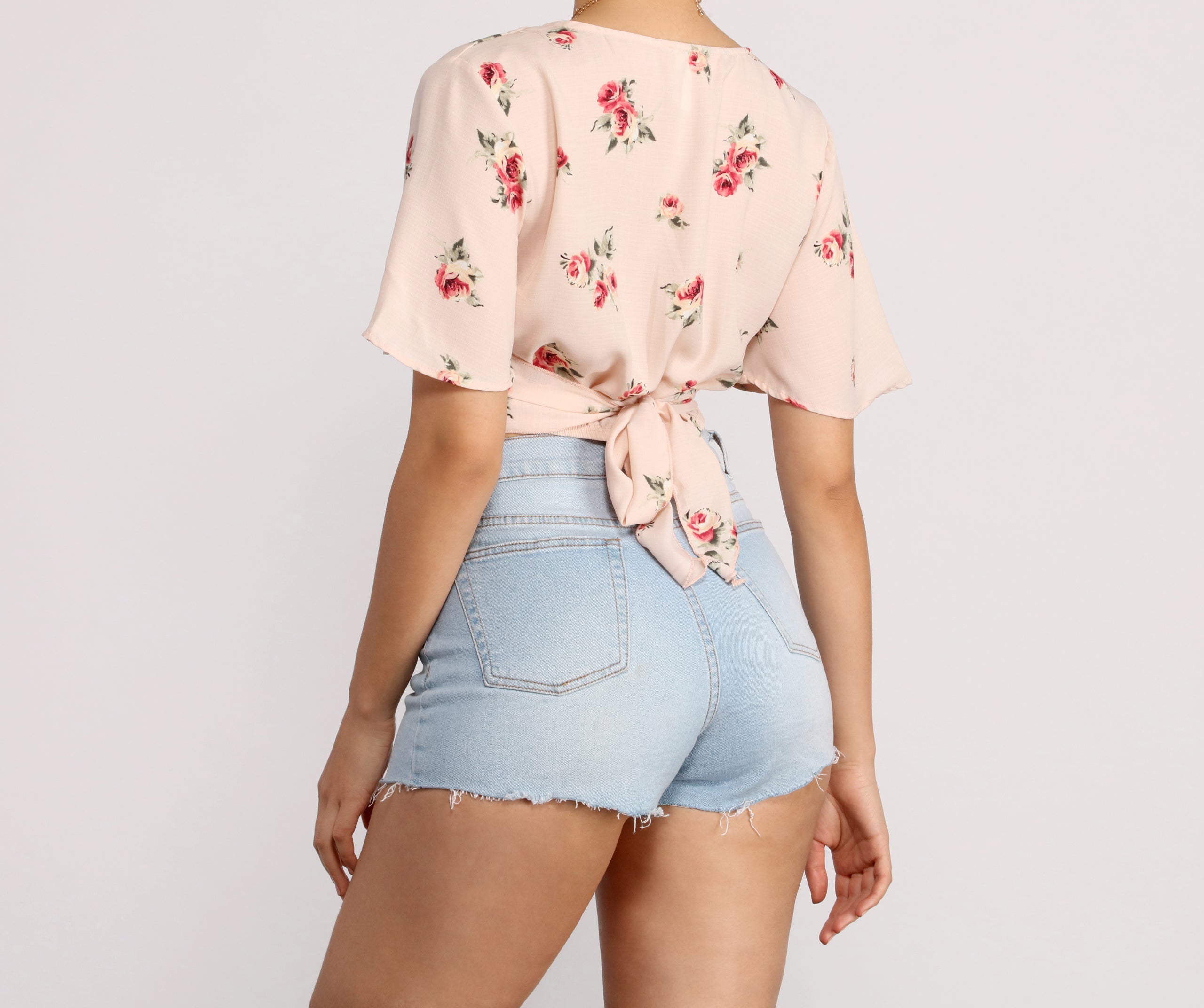 Sunny Side Floral Crop Top