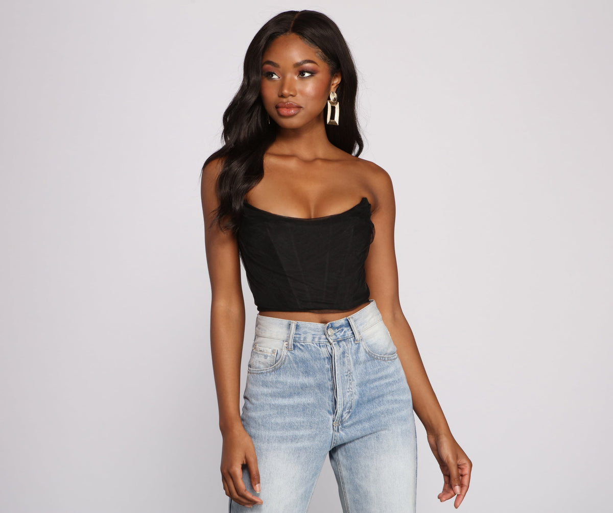 The Classic Cropped Corset Top