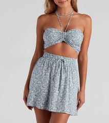 Sweet Intentions Floral Tube Top