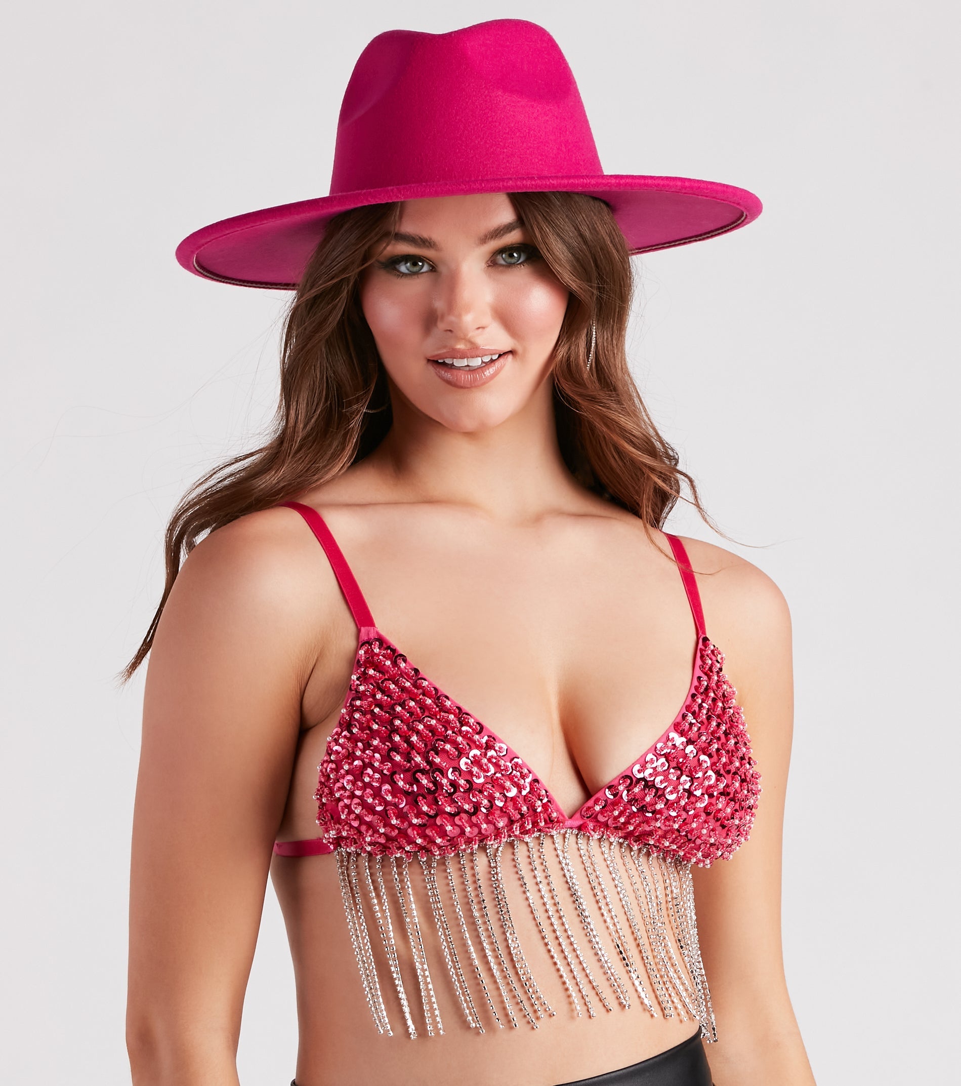 Desert Babe Beaded Fringe Bra Top