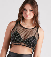 Fishing For Compliments Rhinestone Tank Top