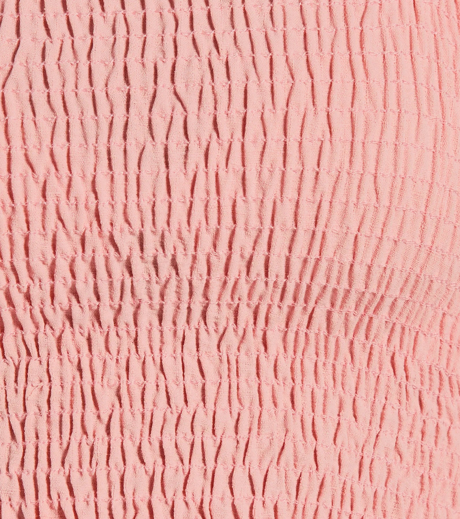 Pretty Darling Sleeveless Smocked Crop Top