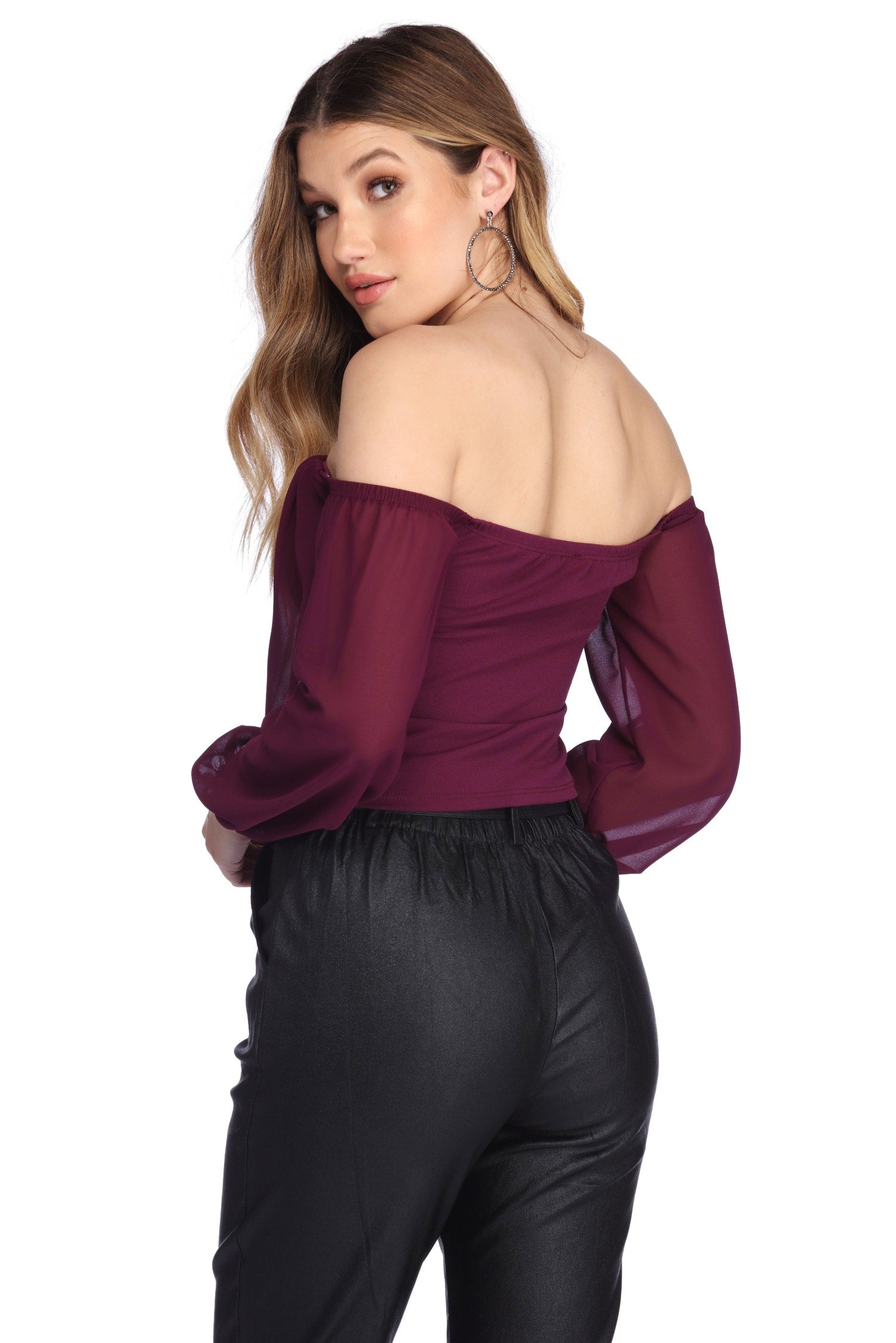 Feelin' Bubbly Chiffon Top