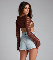 Too Cute Crochet Sweater Topper