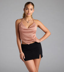 Let's Party Strappy Back Crop Top