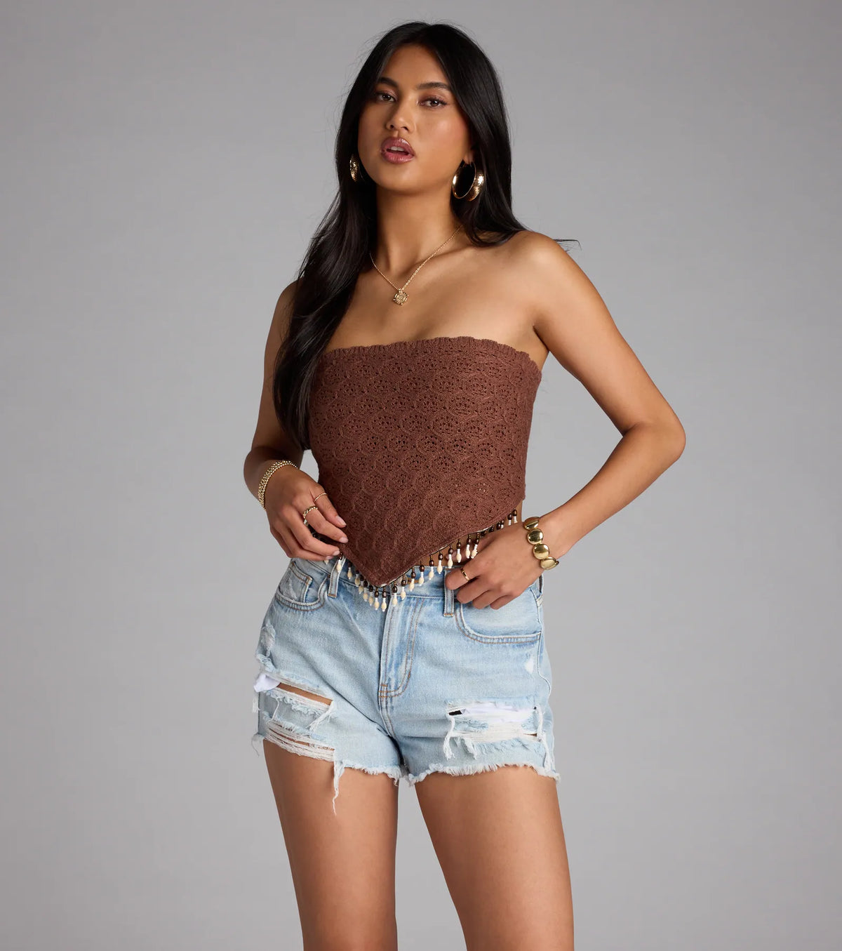Shell We Dance Crochet Hanky Top