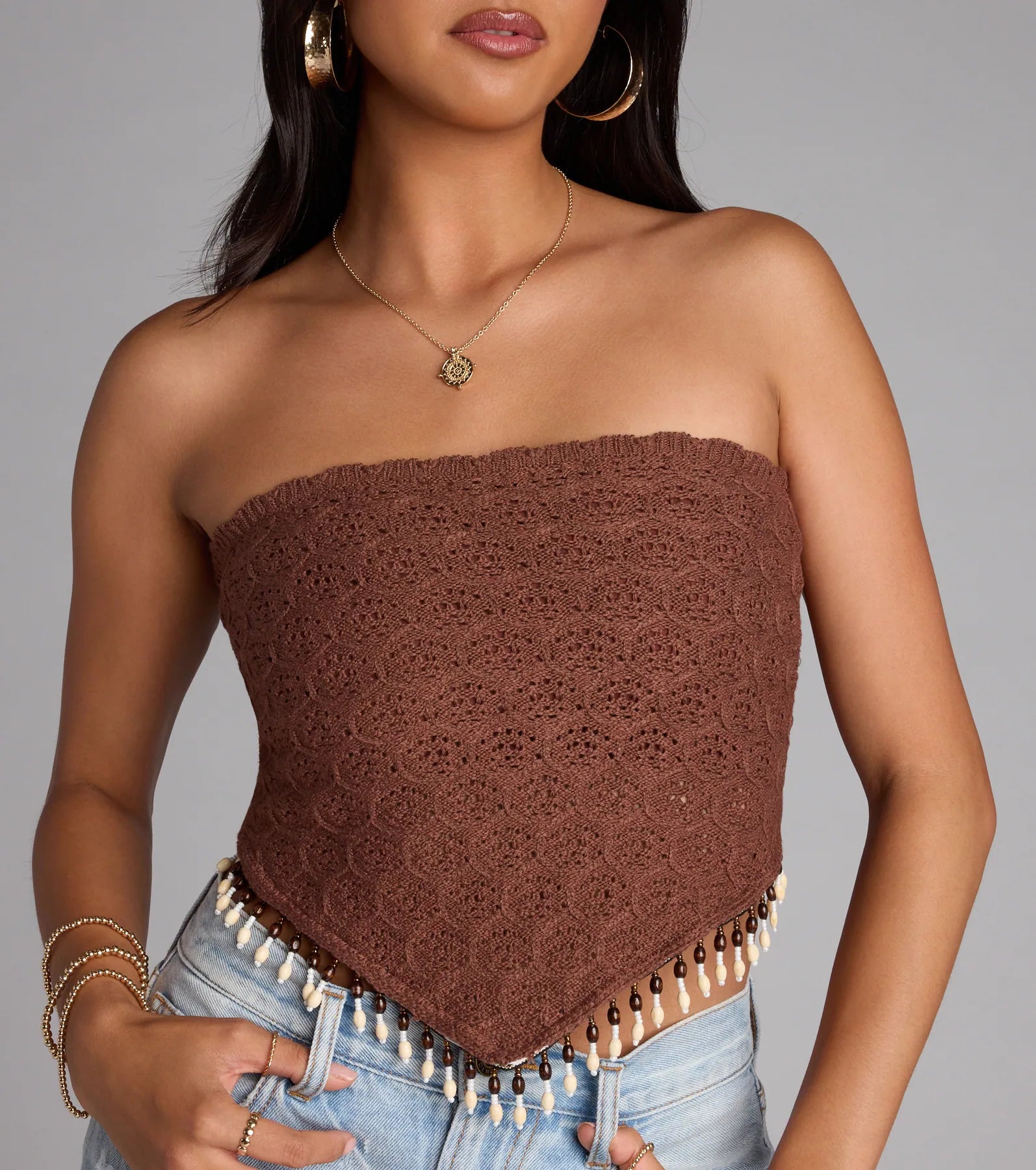 Shell We Dance Crochet Hanky Top
