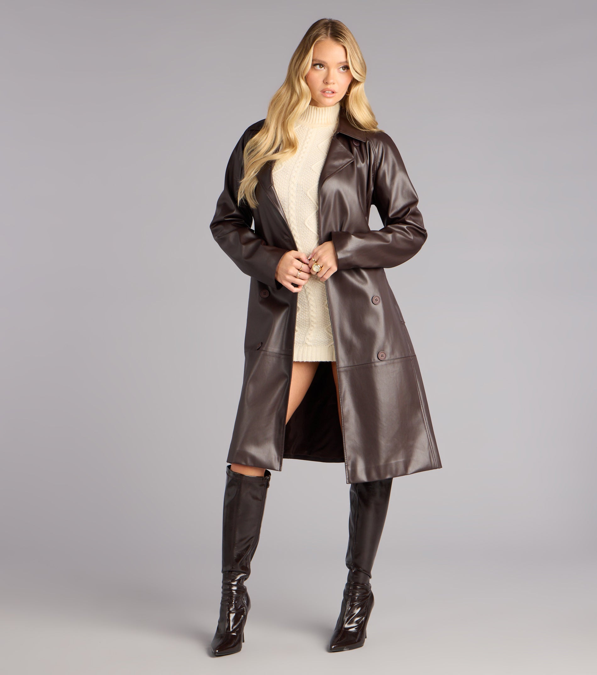 Knit to Stun Open Back Mini Dress