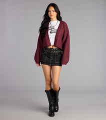 Cozy Crush Oversized Knit Cardigan