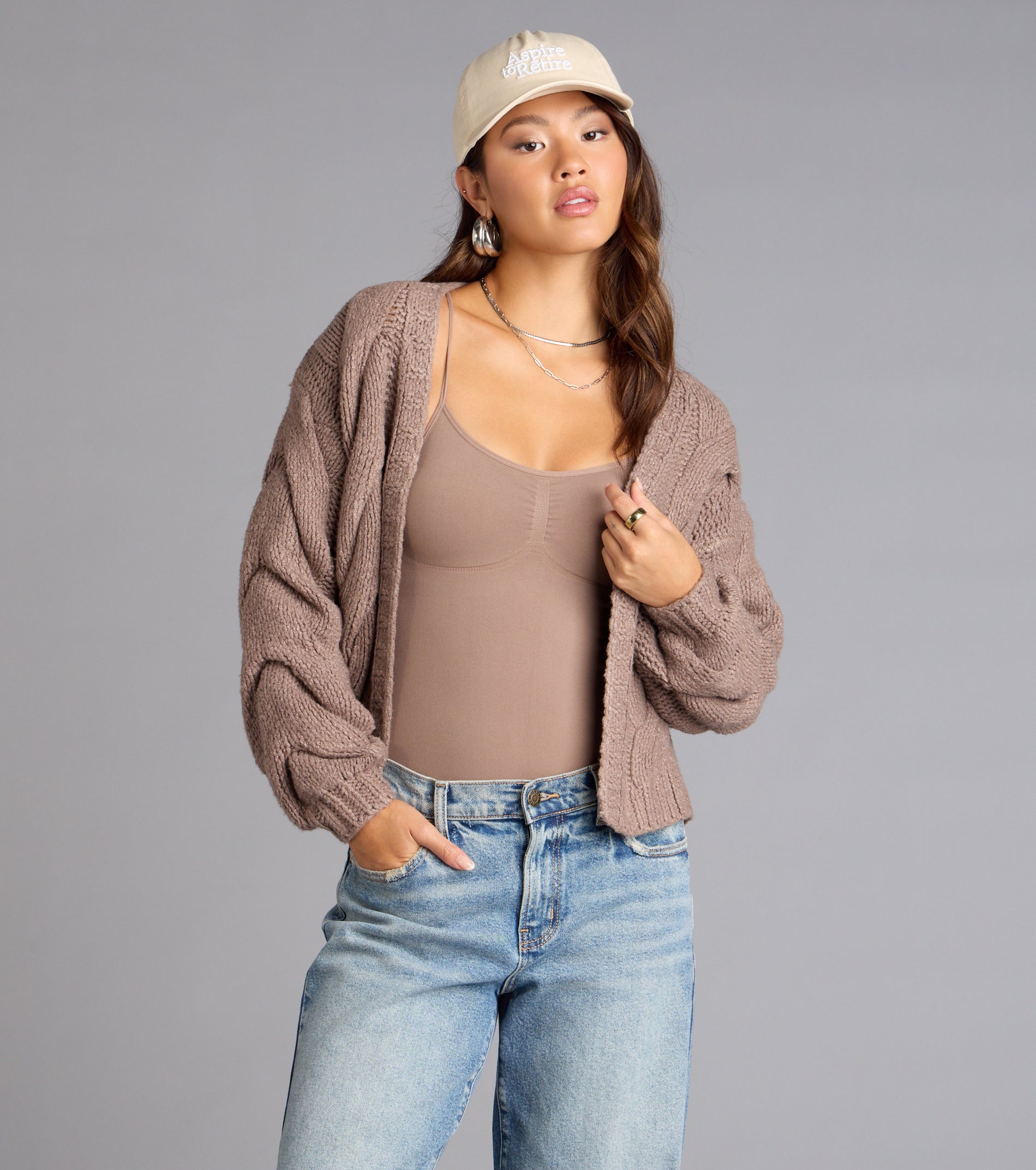 Cozy Up Cable Knit Cardigan