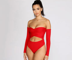 Adore You Ribbed Knit Bodysuit