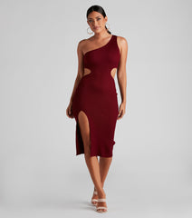 Only View One Shoulder Sweater Dress