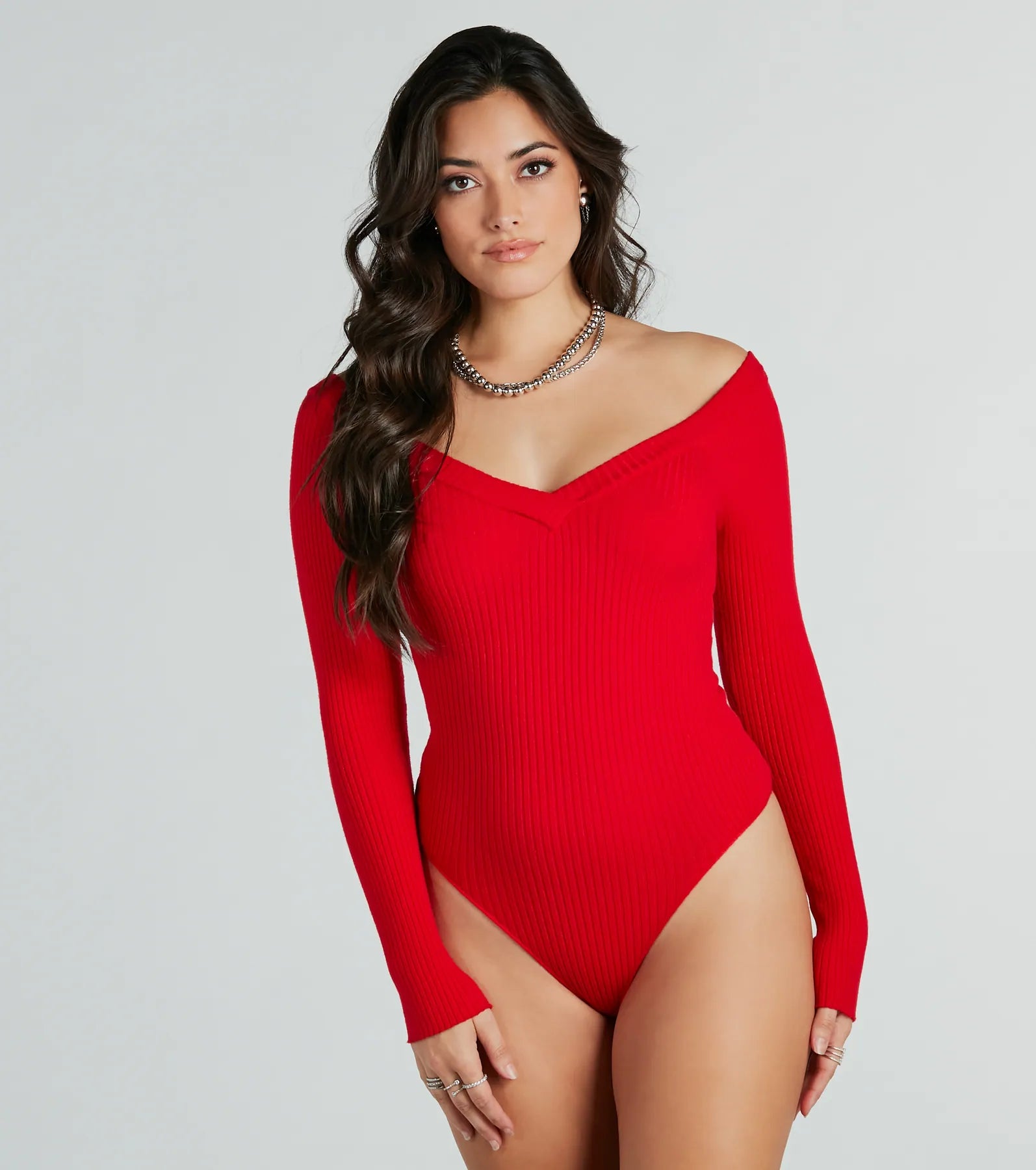 Basic Must-Have Ribbed Knit Bodysuit