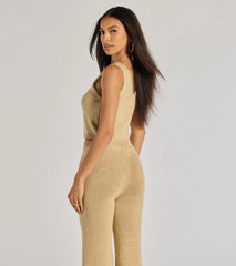 Glow Up Button-Front Cropped Vest