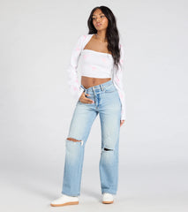 Easy Charm Long Sleeve Floral Bolero