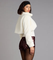 Wrapped in Luxe Faux Fur Jacket