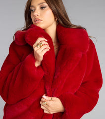 High Drama Faux Fur Coat