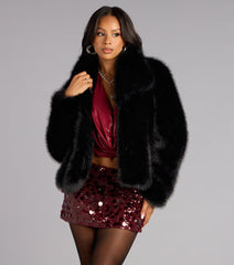 Luxe Drama Faux Fur Coat