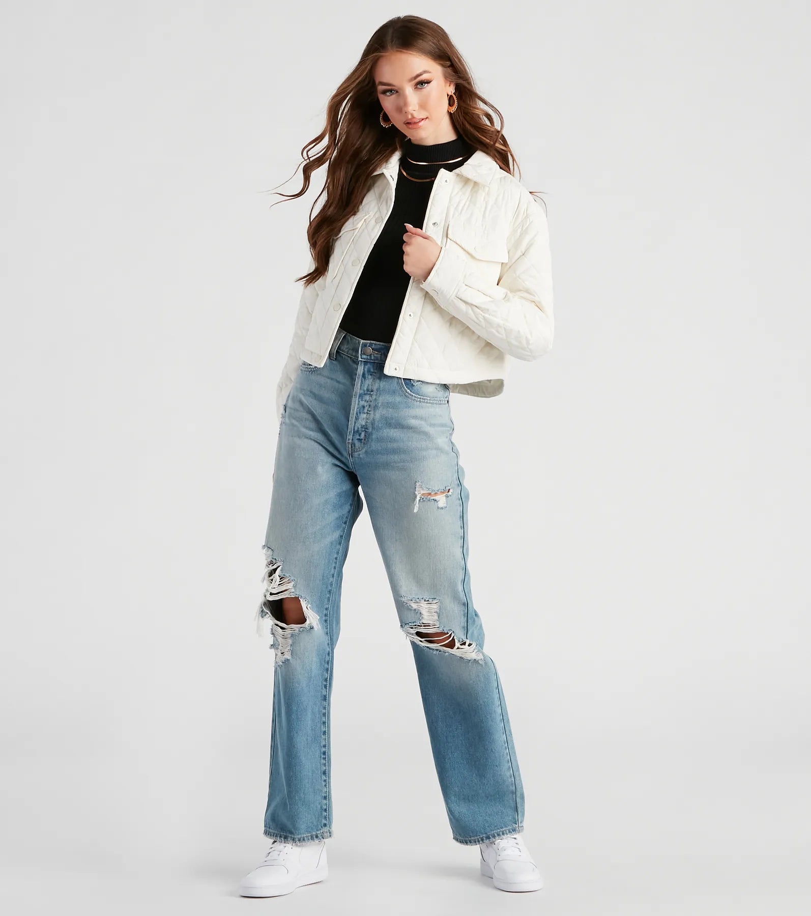 Stylish In The Chill Puffer Jacket