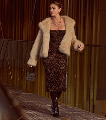 Glam Aura Faux Fur Jacket