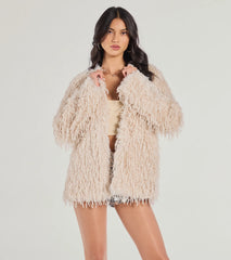 Fab Fave Shaggy Faux Fur Jacket
