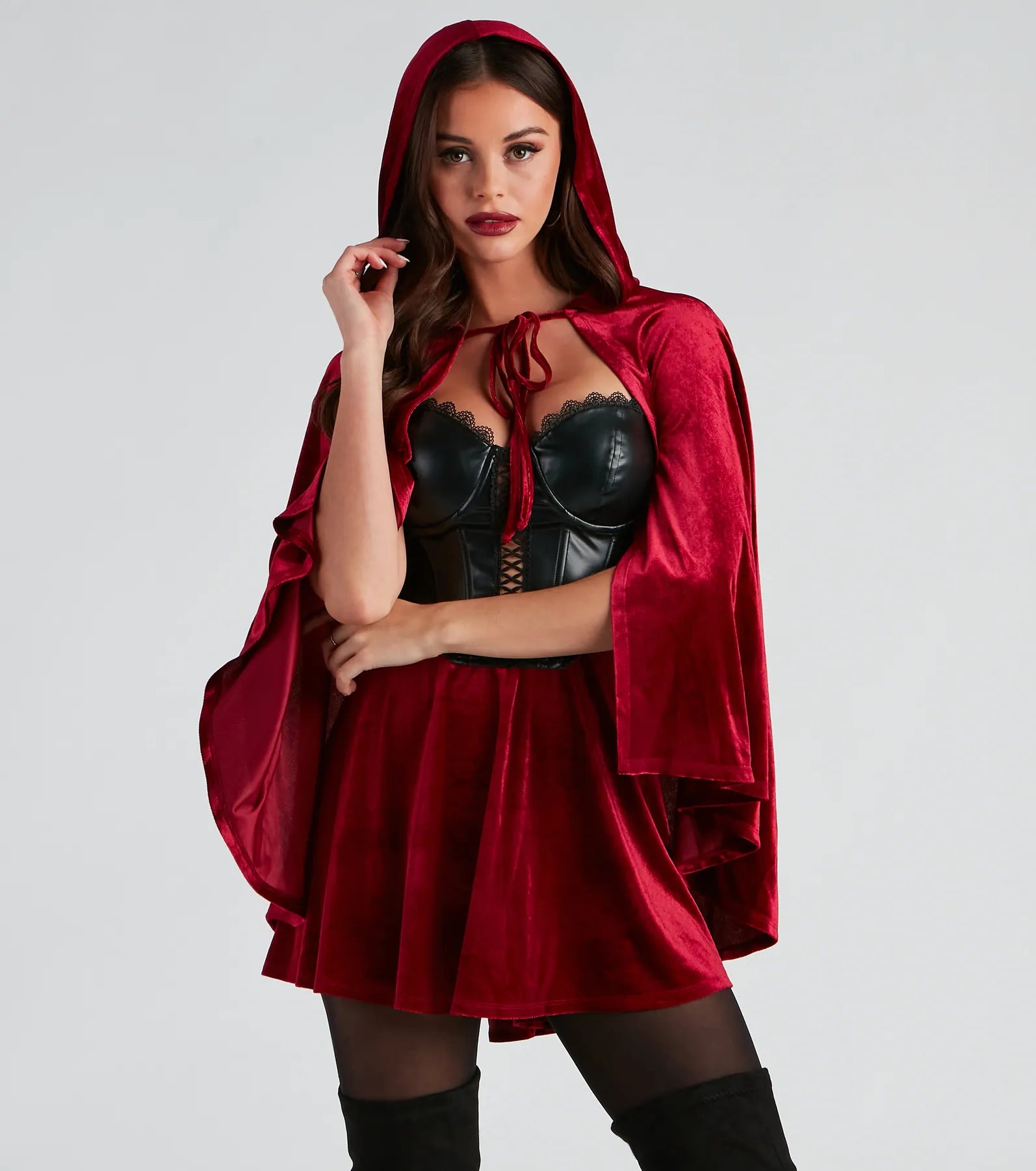 Lil Red Velvet Halloween Cape