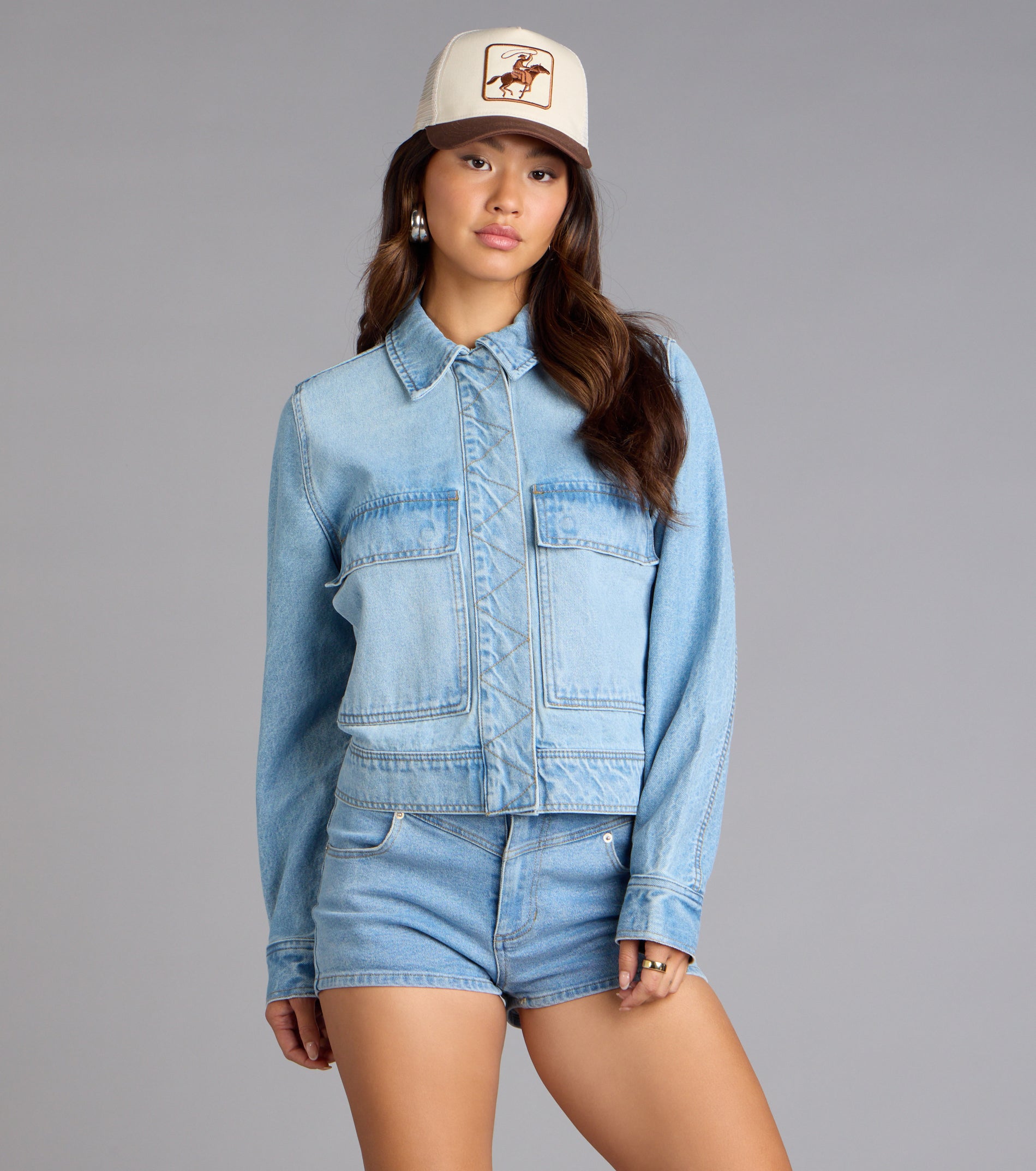 Cool Girl Oversized Denim Jacket