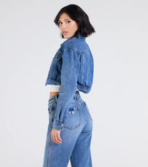 Casually Elevated Cropped Denim Jacket