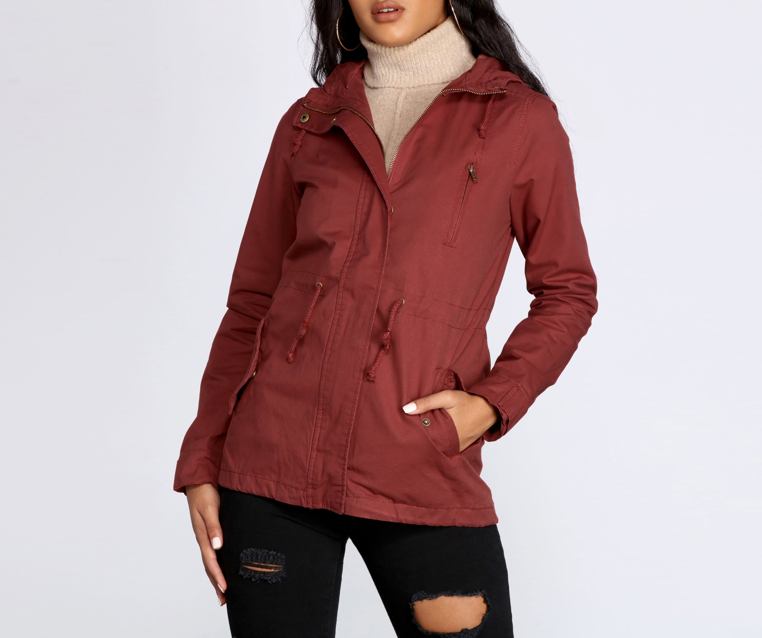 Hooded Out For An Adventure Anorak