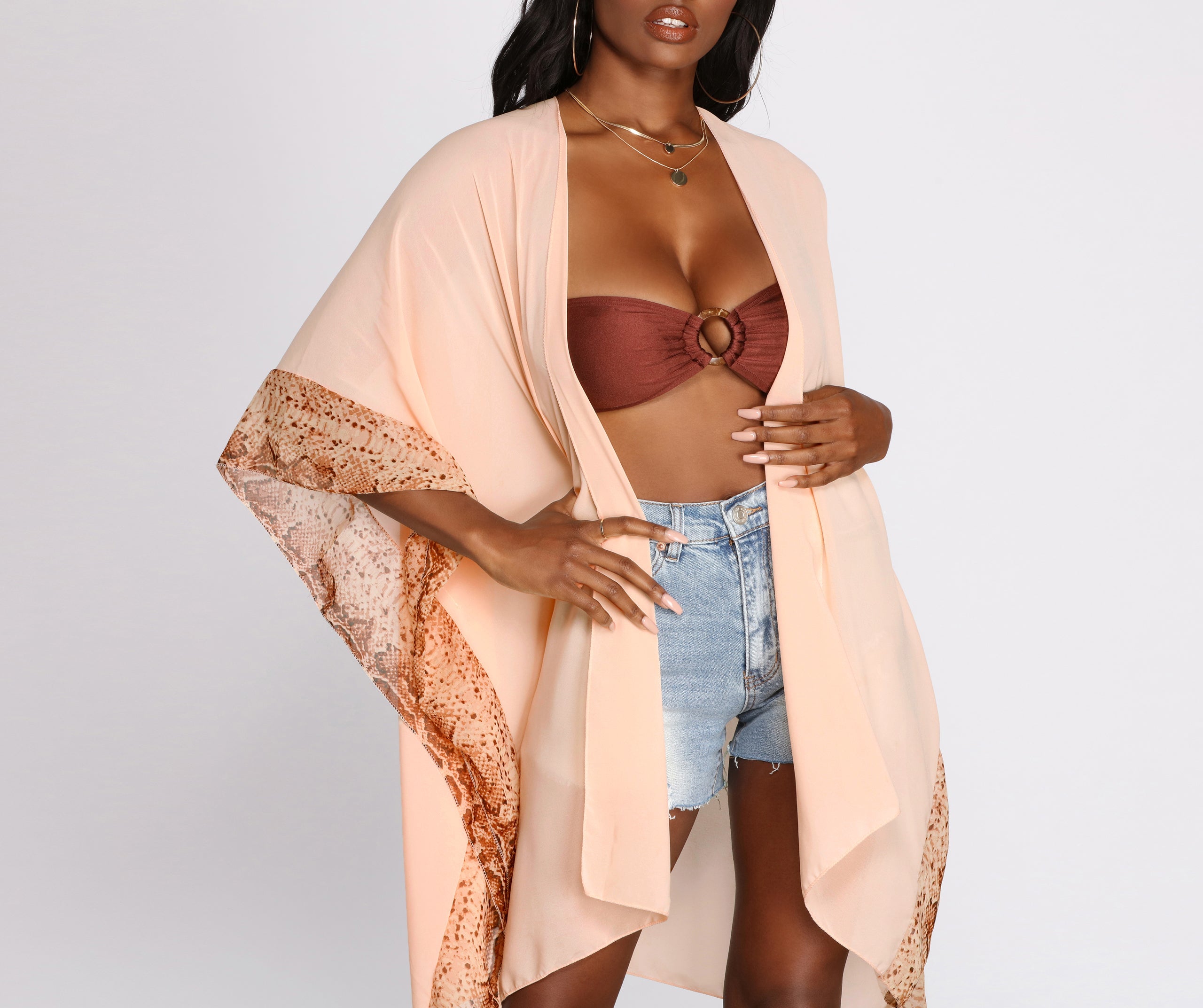Viper Vibe Chiffon Kimono