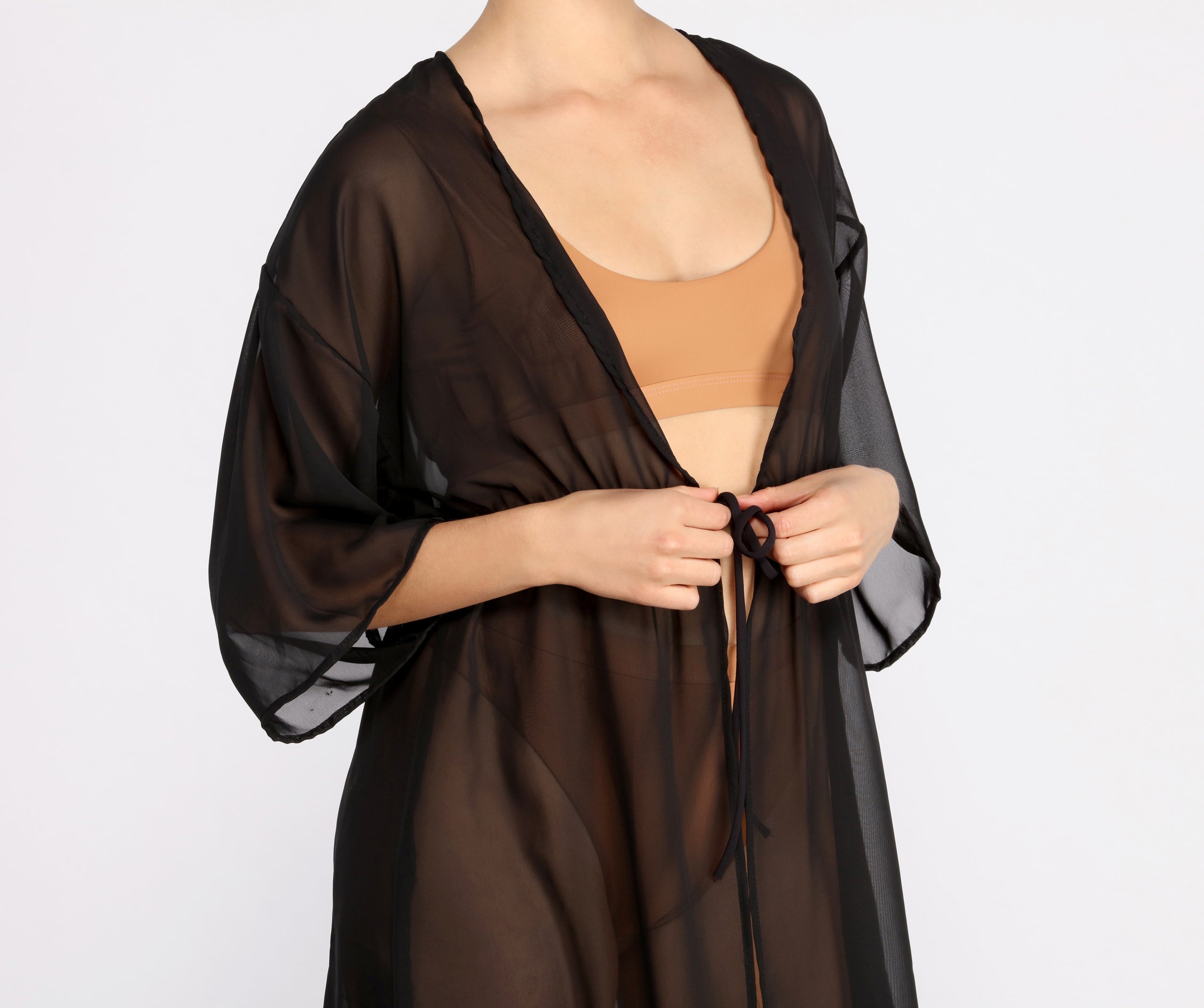 Poolside Mesh Cover Up