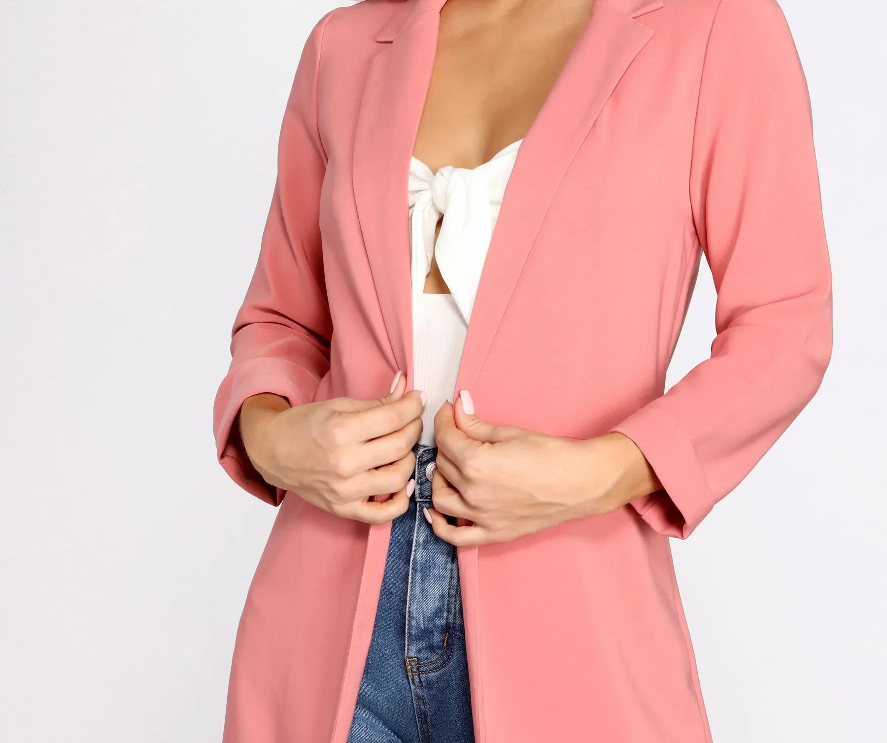 Girl Boss Cuffed Boyfriend Blazer