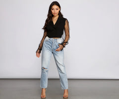 Miss Trendsetter Cropped Crepe Blazer