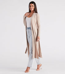 Her Business Slit Duster Trench