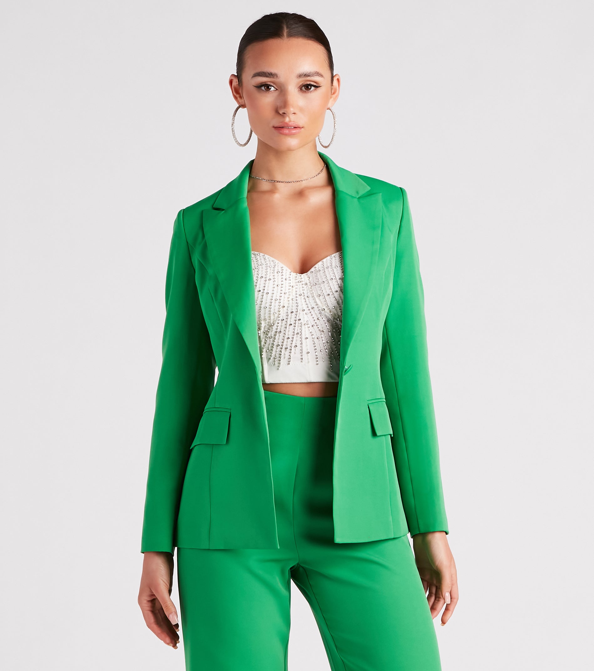 Bold Moves Woven Blazer