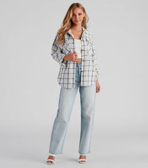 Chill Moment Plaid Shacket