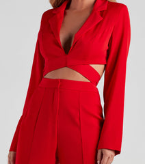 Boss Babe Moves Cropped Blazer