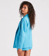 Bold Moves Woven Blazer