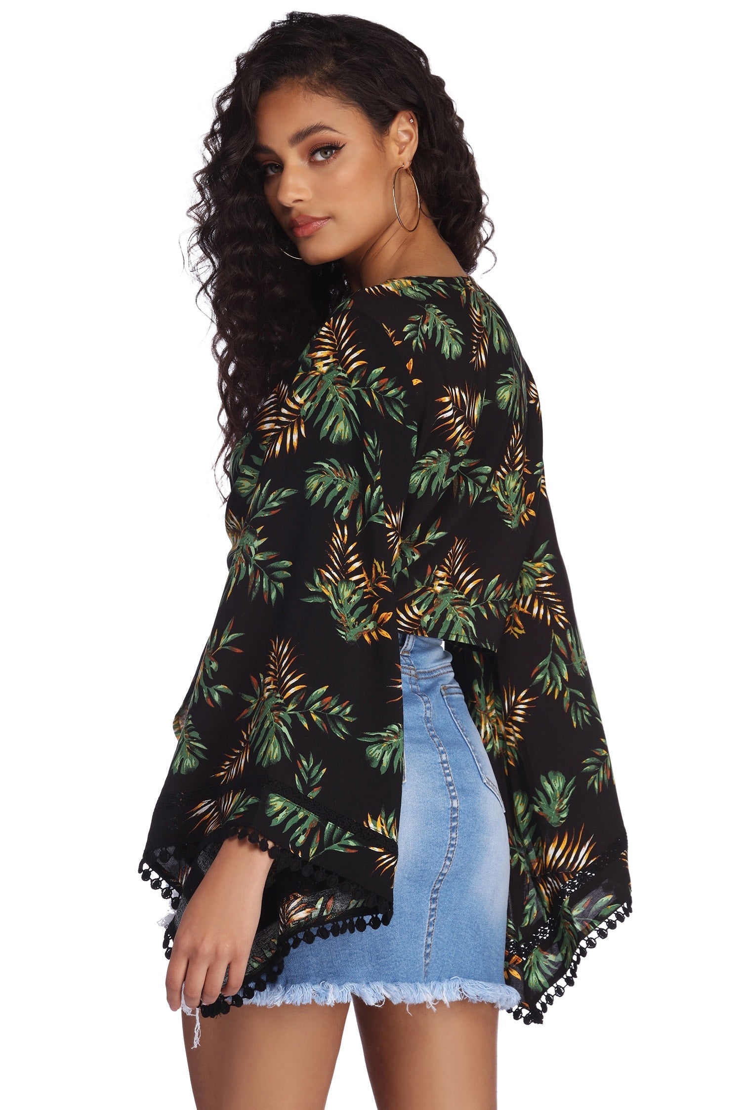 Paradise Tie Front Blouse