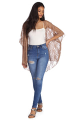 Flirty In Lace Kimono