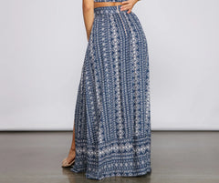 Bohemian Beat High Waist Maxi Skirt