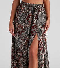 Who's That Girl Boho Maxi Skirt
