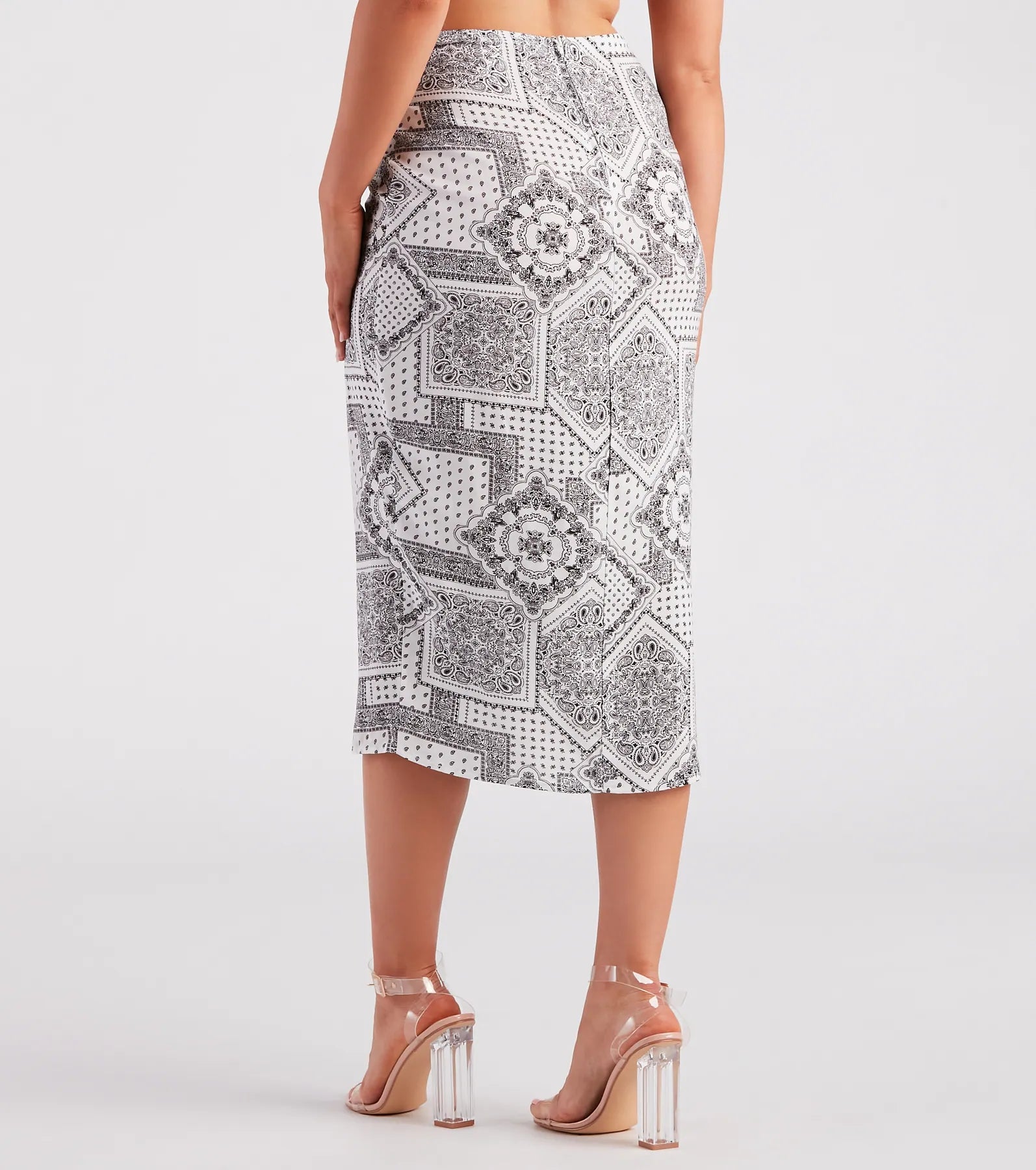 Bohemian Beauty Printed Midi Skirt