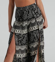 Effortless Boho Flair Tulip Pants