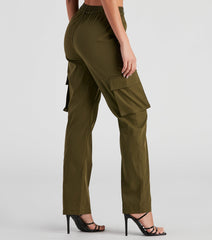 Casual Slay Wide-Leg Cargo Pants