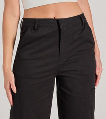 Weekend Trip High-Rise Cuffed Cargo Pants